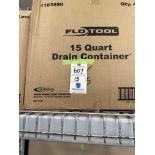 {LOT} (2) Boxes of 15 Flo-tool Drain Pans (BEING SOLD BY THE LOT)