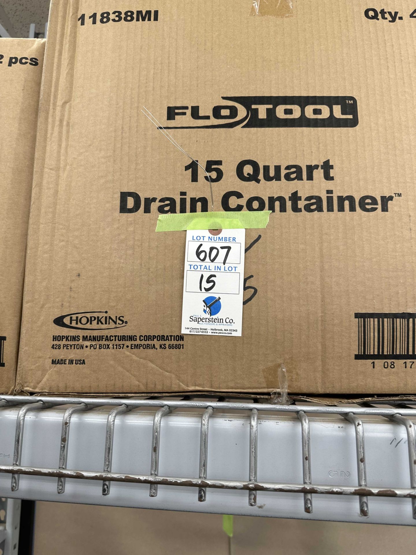 {LOT} (2) Boxes of 15 Flo-tool Drain Pans (BEING SOLD BY THE LOT)