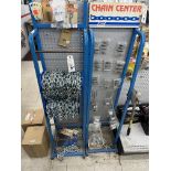 {LOT} Approx. 250' of SCC Security Chain Sizes: 5/16 & 3/8" with Display Rack (Retails at $5/Foot)