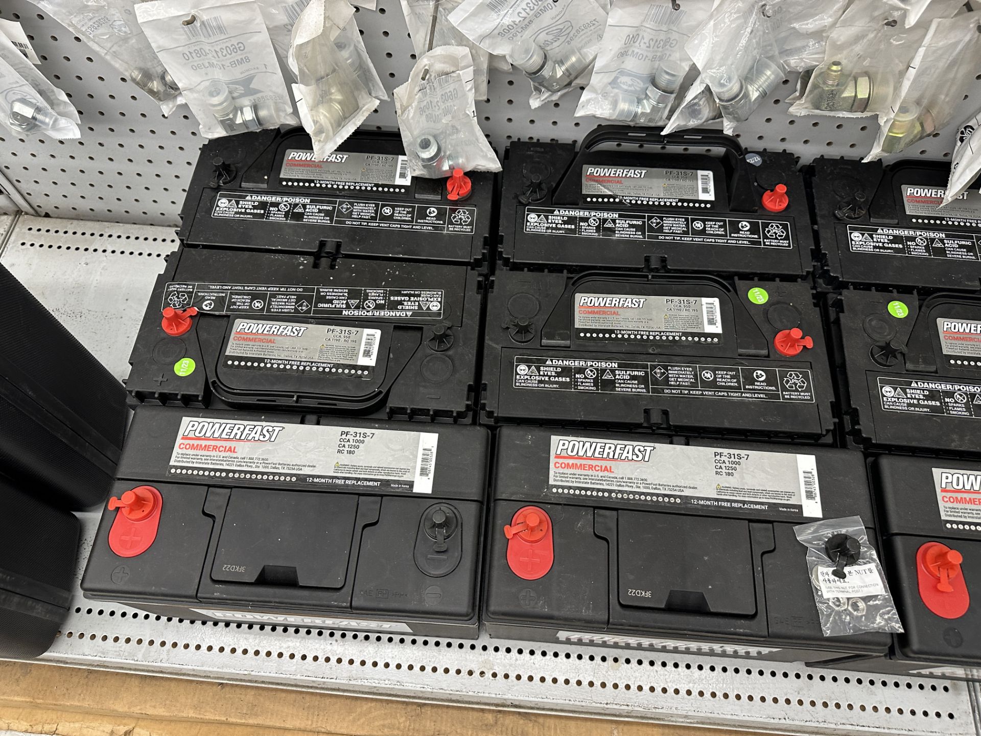 (20) Powerfast Group 31S, Industrial/Commercial 12V Batteries, 1000 Cranking Amps (BEING SOLD BY THE - Image 4 of 4
