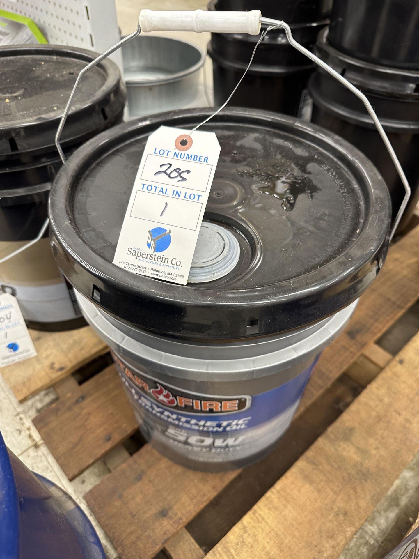 Star Fire 5 Gallon Pail 50W Transmission Fluid Being Sold by The Pail (Retail: $100)