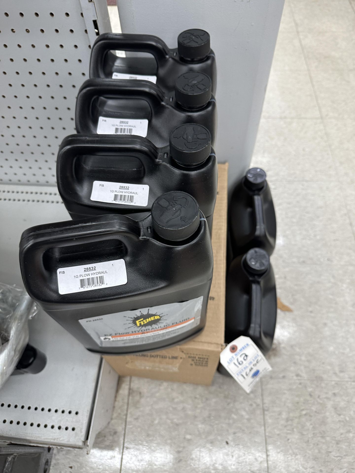 Case of Fisher 1 Gallon Low Temperature Hydraulic Fluid