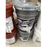 (2) Lucas CK4 15W-40 5 Gallon Pail of Motor Oil (BEING SOLD BY THE Pail )
