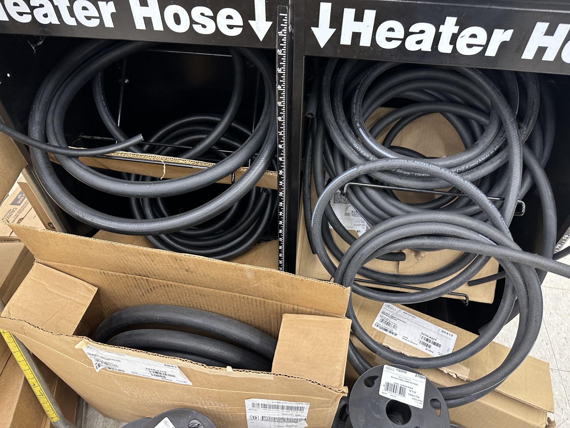 {LOT} Gates Heater Hose & Fuel Hose on Endcap - Image 2 of 6