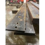 (4) 9' Fisher MC Cutting Edge 5/8"x8"x9' (BEING SOLD PER PIECE)