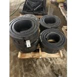 {LOT} (5) 14' Rubber Plow Cutting Edge 1.5"x10" Standard Highway Punch (NIB) (BEING SOLD BY THE