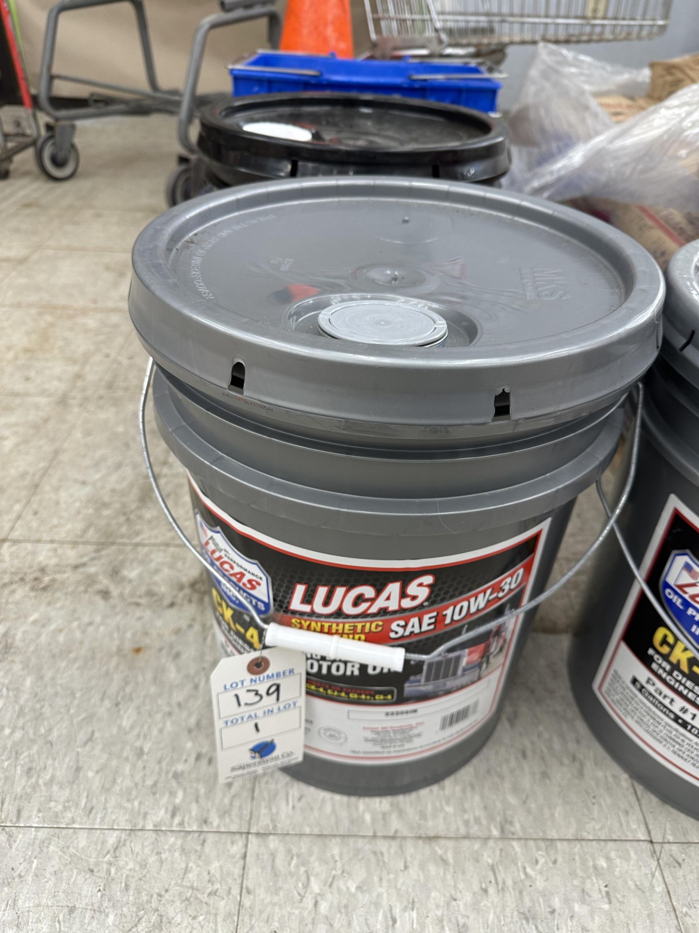 Lucas Synthetic Blend 10W-30 5 Gallon Pail of Motor Oil