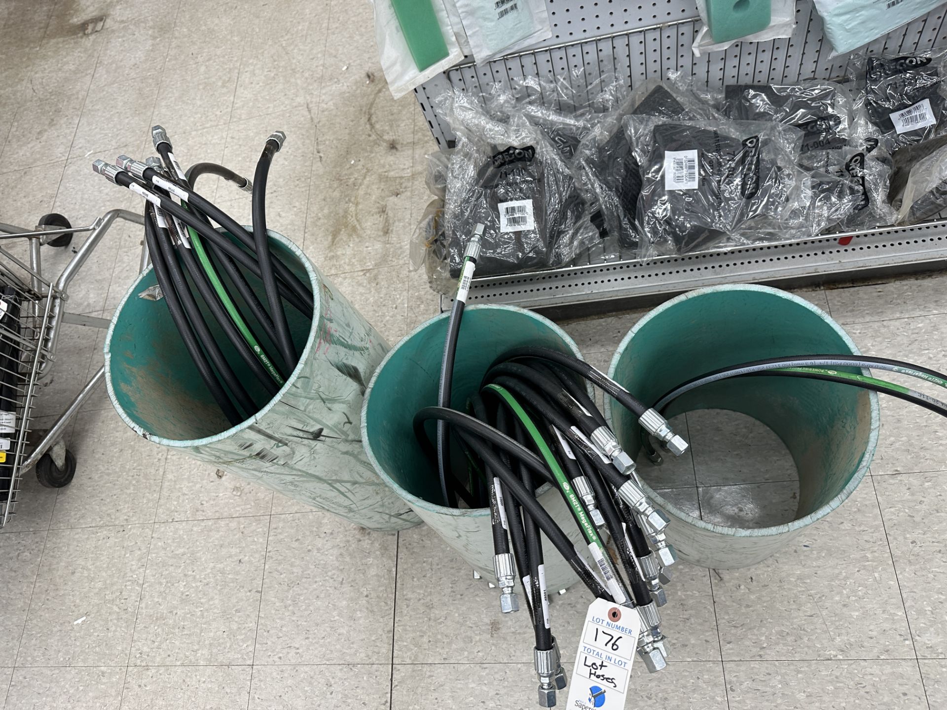 {LOT} Fisher Plow Hoses in 3 Containers