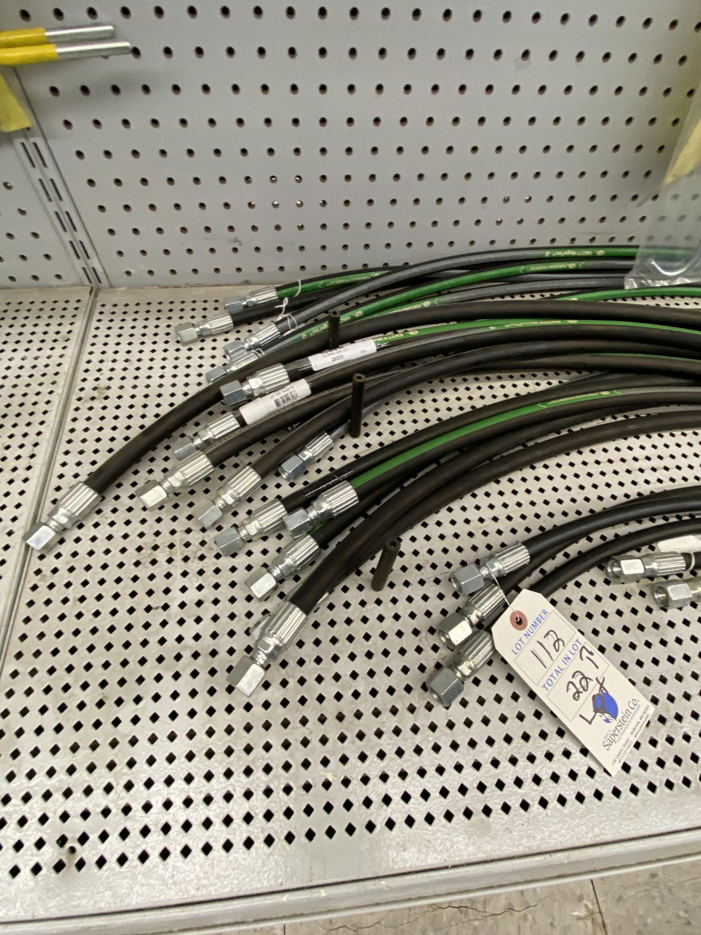 {LOT} (22) Asst. Fisher Hydraulic Hose for Lift and Angle Wholesale Value: 35 Each - Image 8 of 8