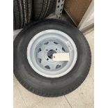 {LOT} (2) ATD 5.3 x 12 4 Lug Wheel