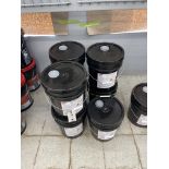 {LOT} (7) 5 Gallon Buckets Oilzum AW46 Hydraulic Fluid