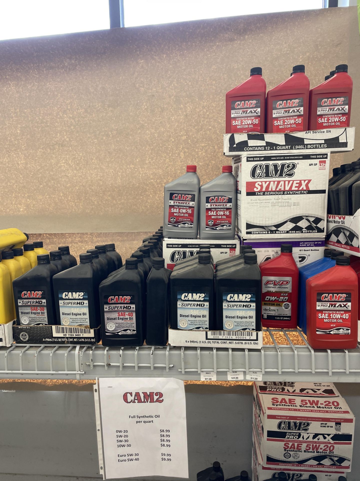 {LOT} (330 Approx.) 1qt Containers of Conventional Oil C/o: Castrol, CAM2, Pennzoil, Amalie, and - Image 5 of 6