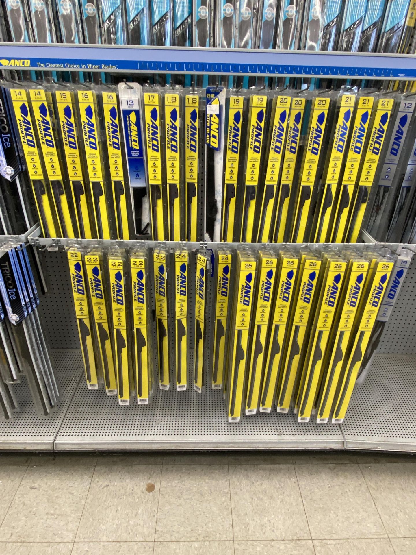 {LOT} (180) Approx) Anco Wiper Blades All Weather, Universal and Traditional Skeleton Frame - Bild 2 aus 2