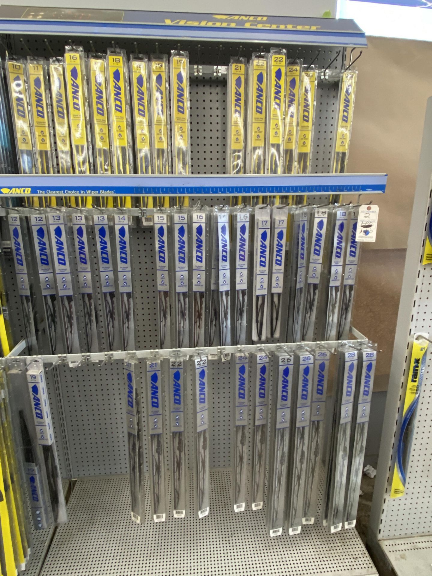 {LOT} (180) Approx) Anco Wiper Blades All Weather, Universal and Traditional Skeleton Frame