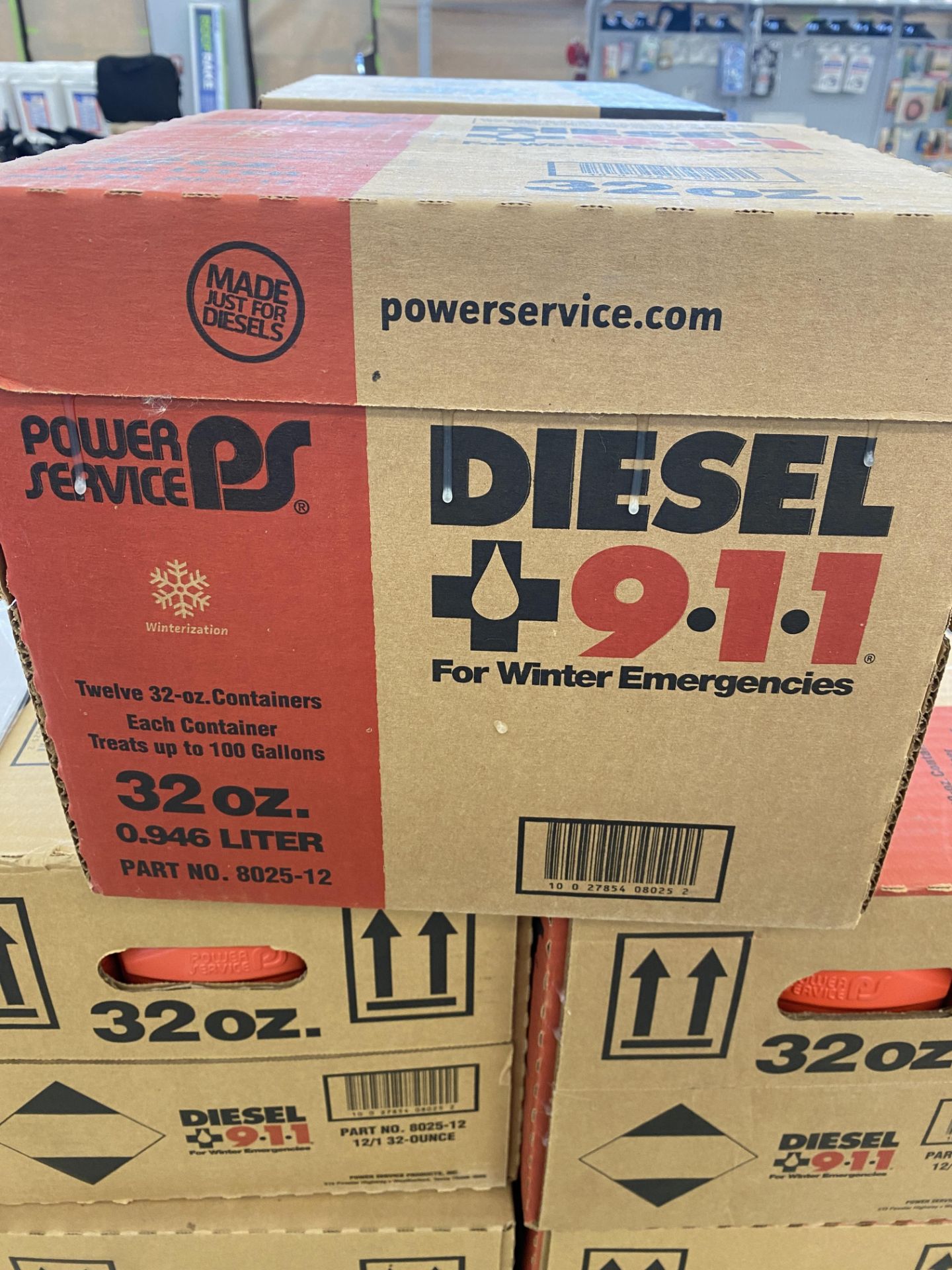 {LOT} (200) Power Service 32oz. Diesel 911Anti-Gel - Image 3 of 3