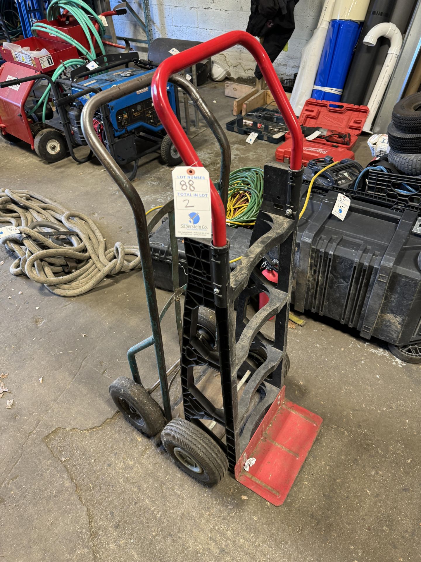 (2) Hand trucks