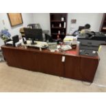 (Lot) In Office Desk, Chairs Files Book Shelf , L Shaped Desk, Printers, Office Supplies