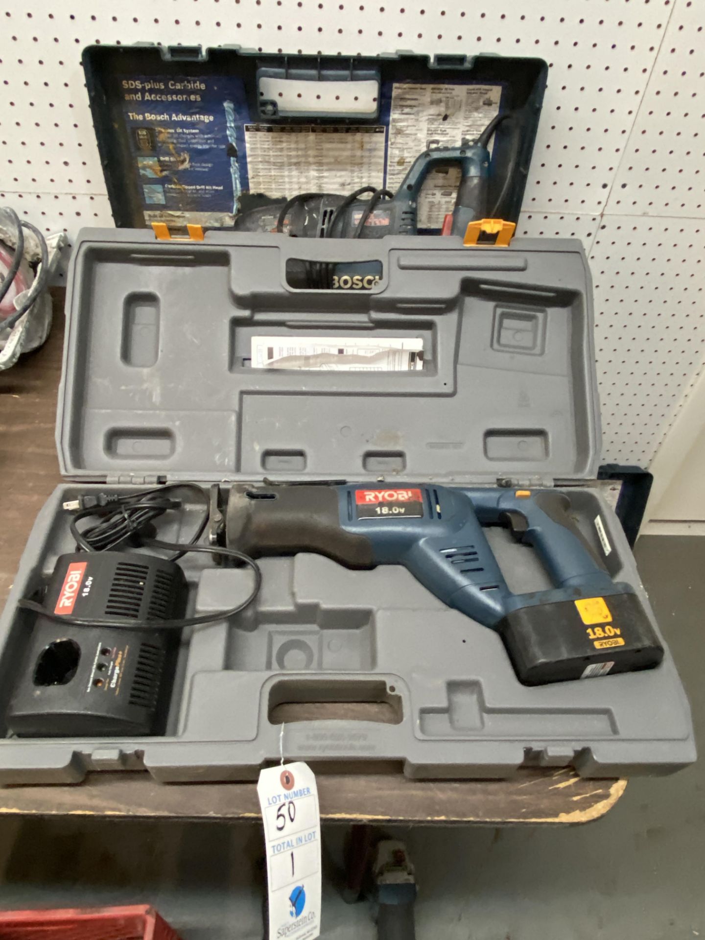Ryobi 18v Reciprocating Saw w/ Charger 1 Battery & Case