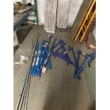 (Lot) Scaffolding Parts & 3 Ext. Alum Planks