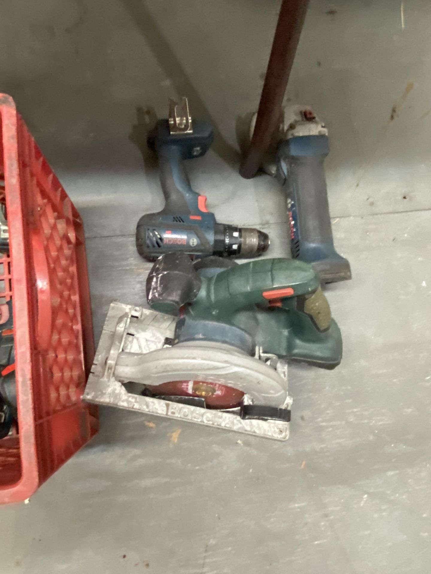 (6) Asst. Battery Operated Bosch Saw, Drill & Grinder w/ 1 Battery - Image 2 of 2