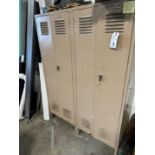 (2) 2 Door Lockers