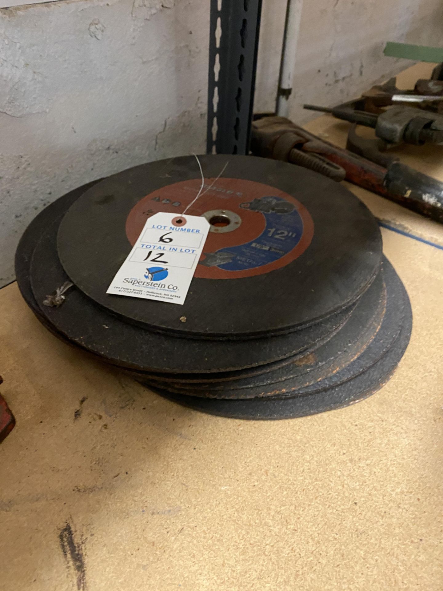 (12) 12" Metal Cut Off Saw Blades