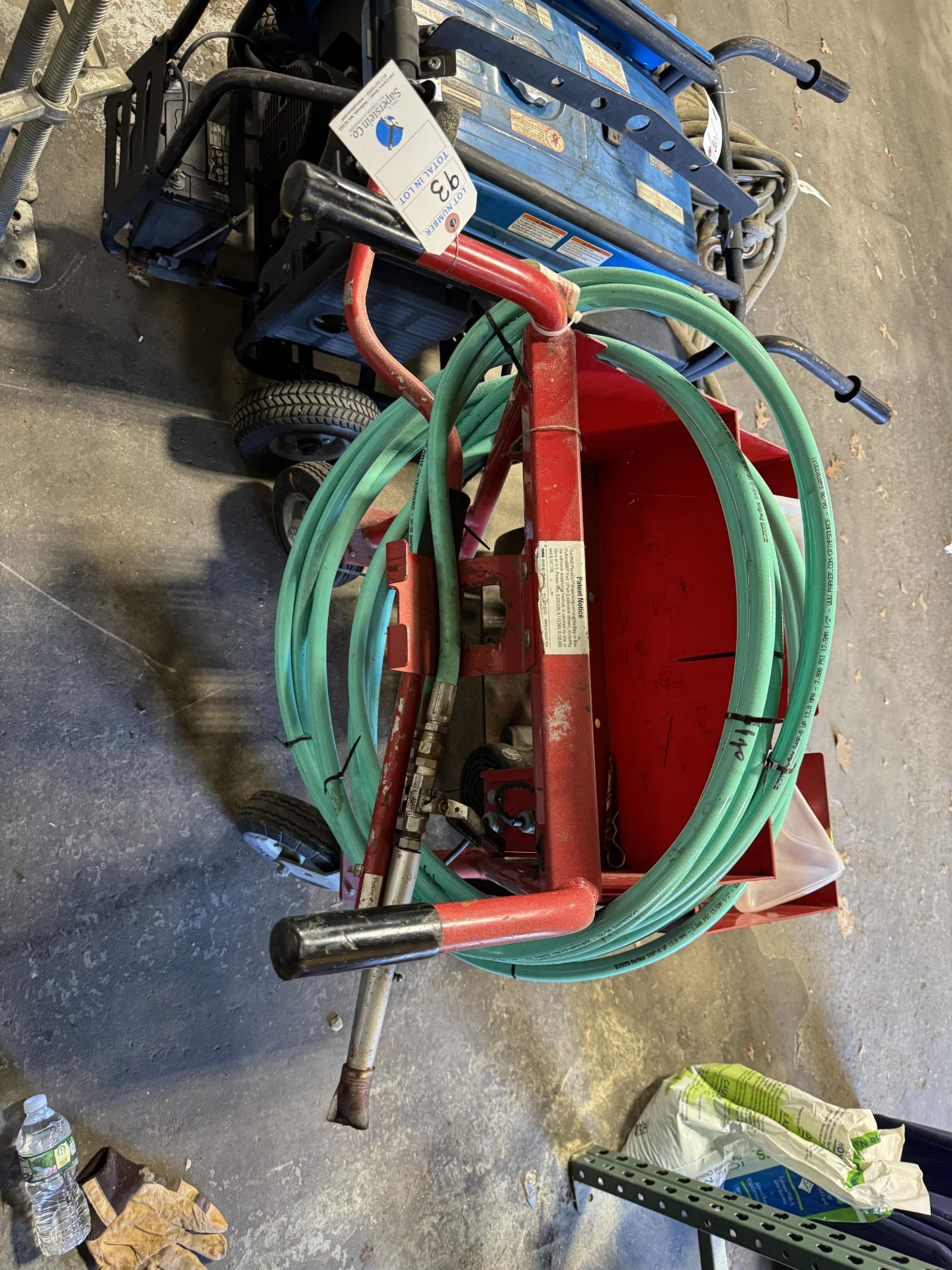 OMG Pace Cart 2 for Polly Bond 500, Port. 2 Part Sprayer w. Hose - Image 2 of 2