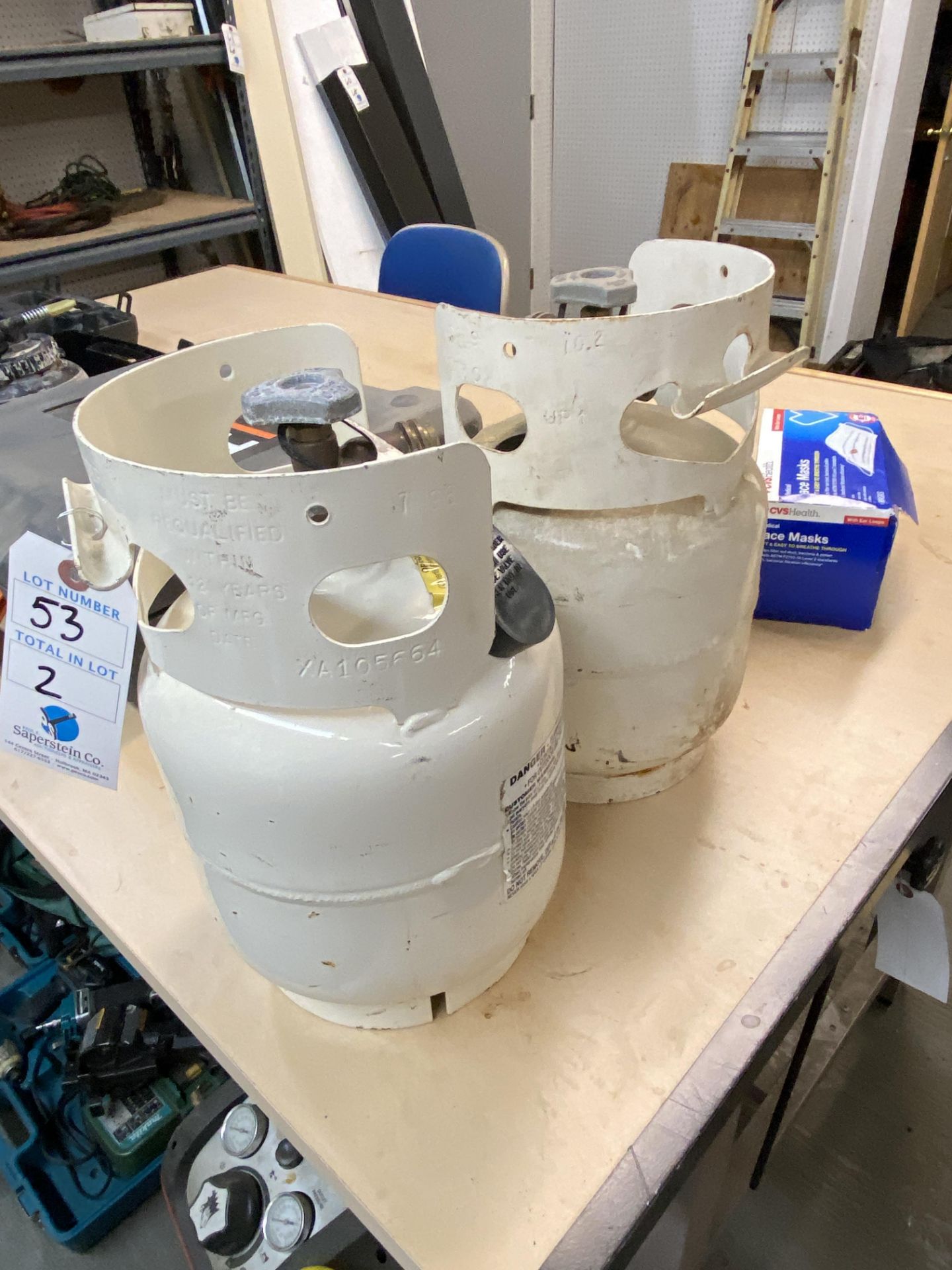 (2) Mini Propane Tanks - Image 2 of 2