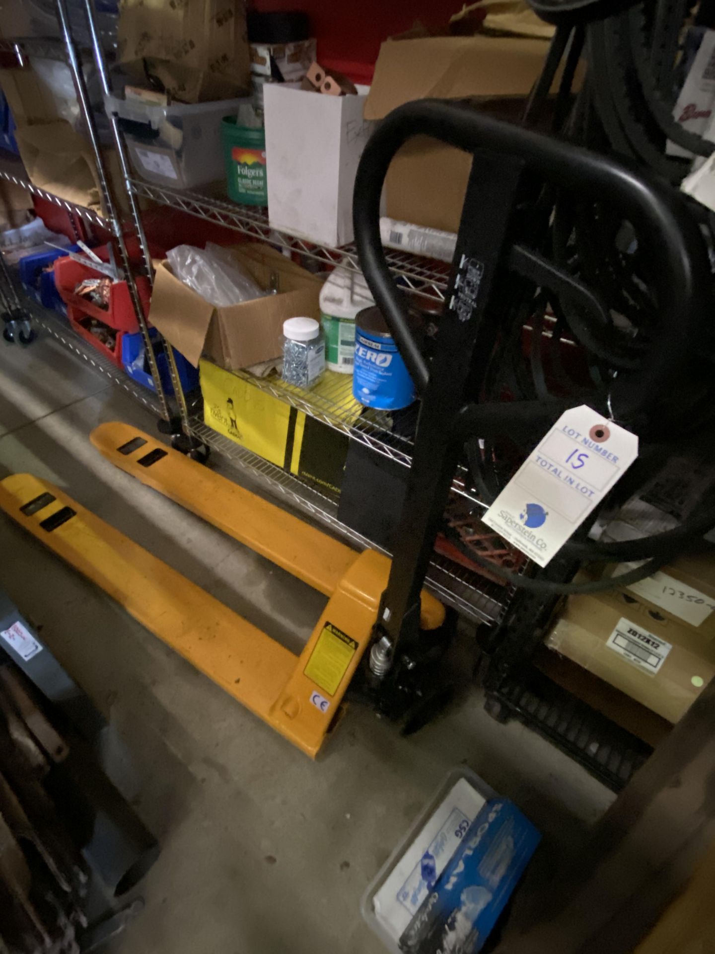 Uline Narrow Isle Pallet Jack #H1193