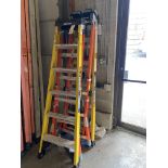 (2) Werner 6' Lean safe Step Ladders