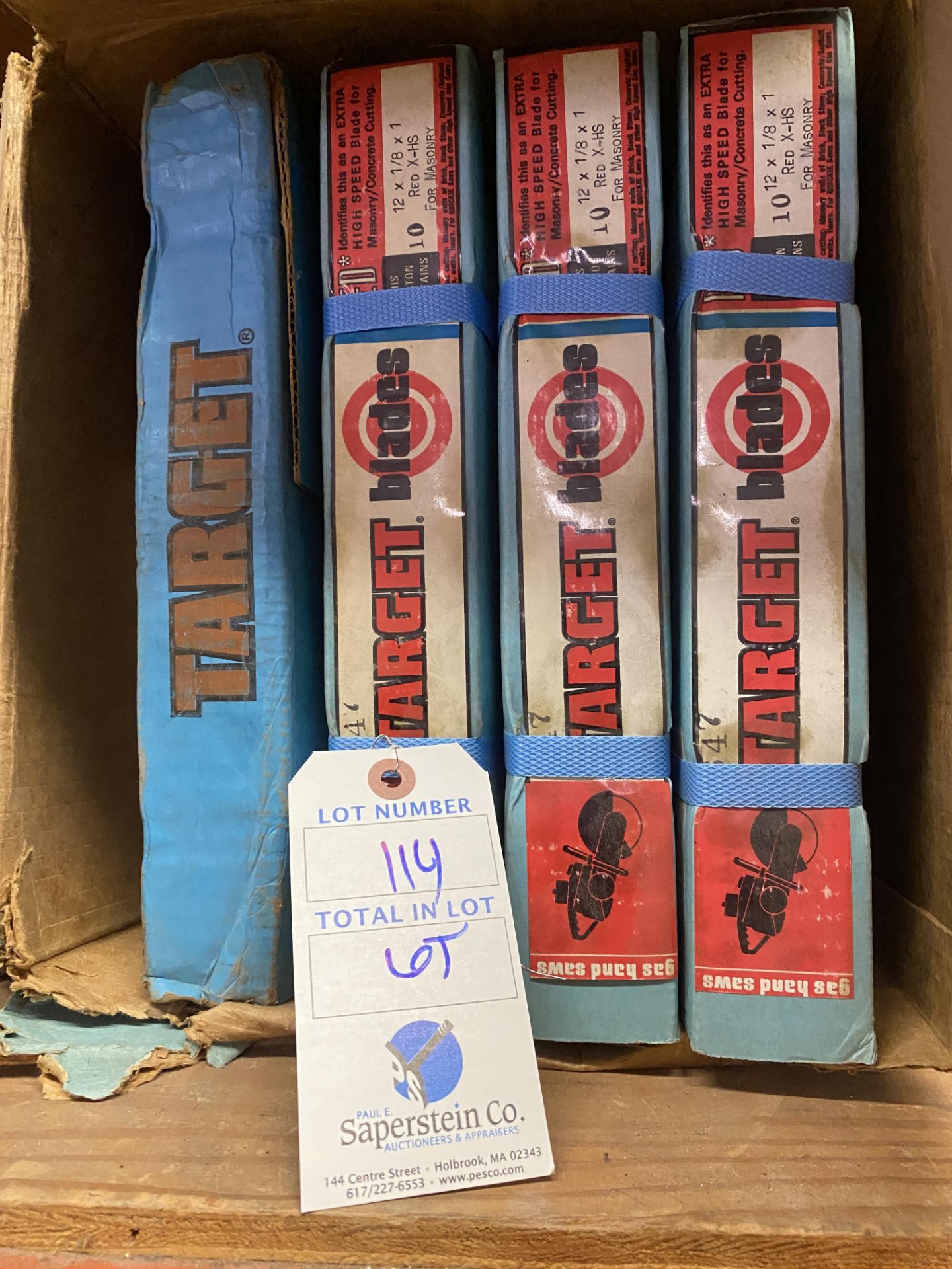 {LOT} Target Saw Blades 12" x 1/8th inch (NIB)