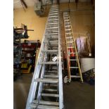 (3) Werner Alum Ext. Ladders (2) 32' (1) 30'