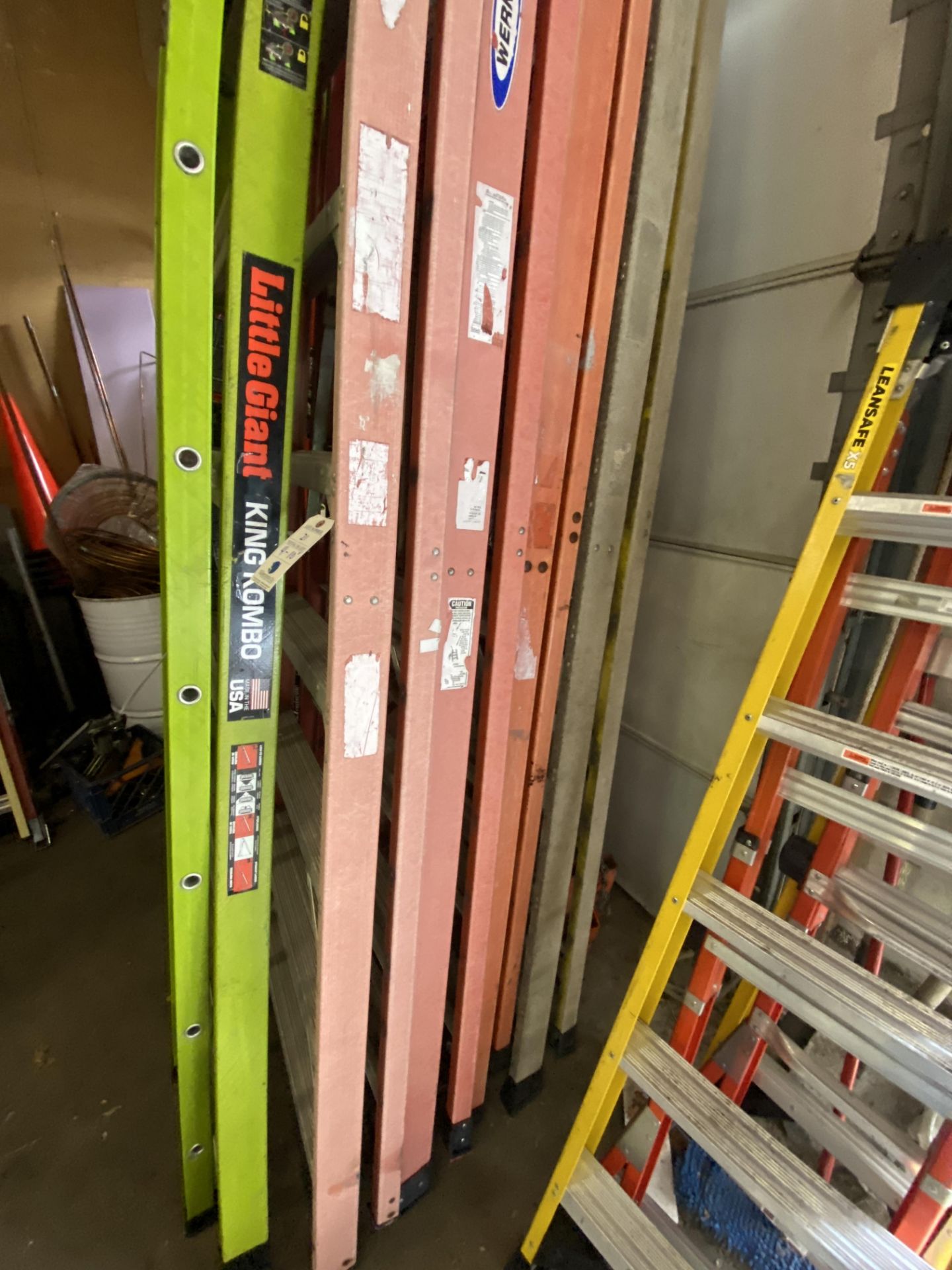 (4) 10' Fiberglass Step Ladders - Image 2 of 3