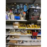 {LOT} Asst. Fittings Kits, Caulk, Paint, Inspection Encouraged