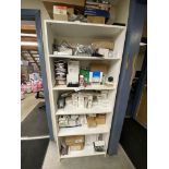 Sec. Of Shelving w/ Service Parts. C/o: Controllers, Modules, Thermostats, Etc.