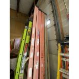 (4) 10' Fiberglass Step Ladders