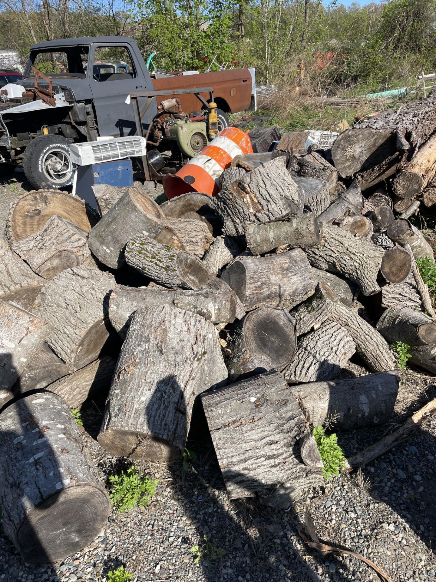 (Lot) Cut and Uncut Seasoned Fire Wood (MUST TAKE ALL) - Image 2 of 2