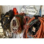 {LOT} Hose & Extension Cords & Specialty Bits & Welding Leads