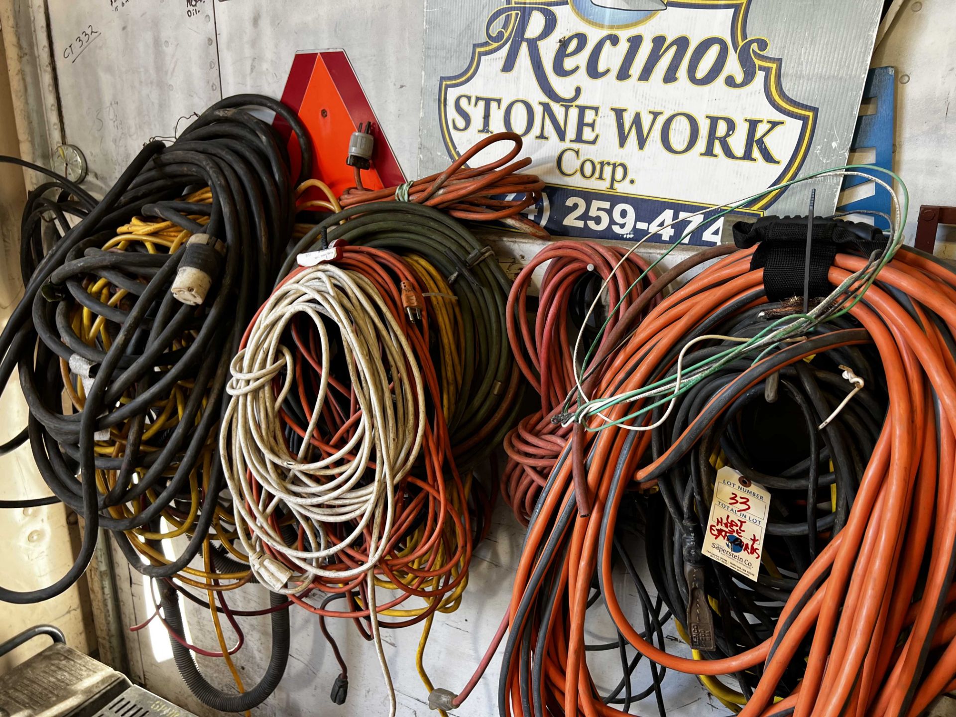 {LOT} Hose & Extension Cords & Specialty Bits & Welding Leads