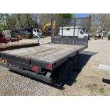 Tandem Axle 8' x 12' Wood Deck Trailer, Pintle Hitch, Stake Pockets, Vin#1S91S1627W1132045 (NO TITLE