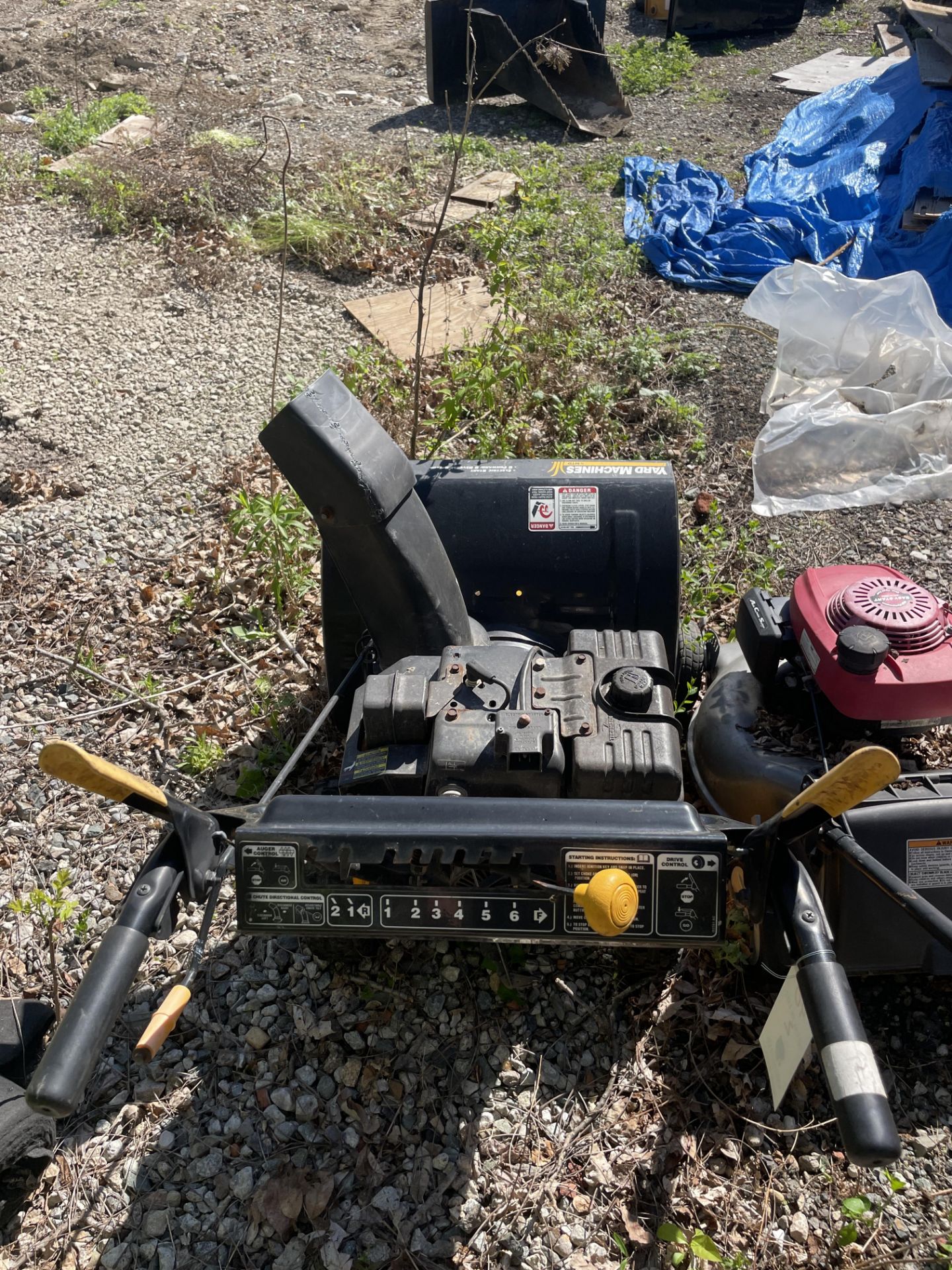 {LOT} (2) Honda Push Mower and Yard Machine 26" 8Hp Snow Blower - Image 3 of 4