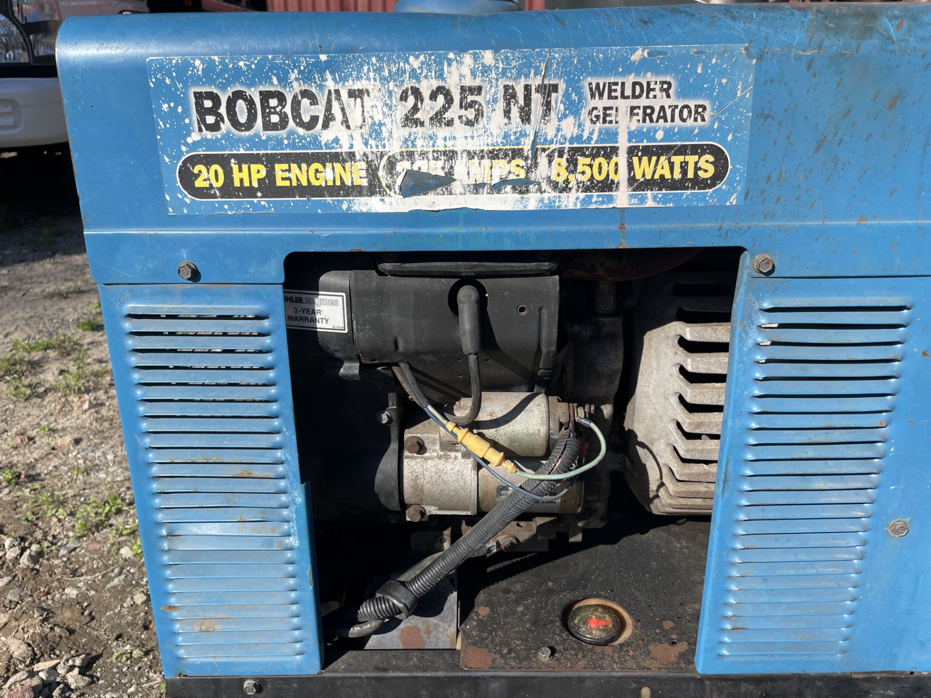 (RUNS) Miller Bobcat Generator/Welder #225NT 8500w, 20Hp, Hrs: 898 - Image 3 of 4