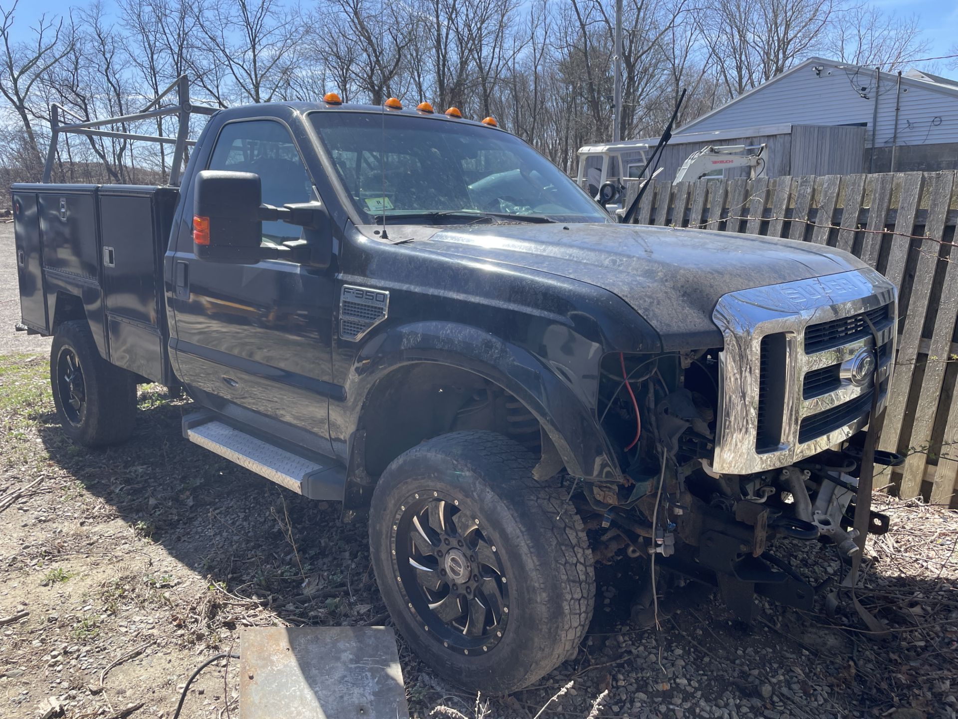 2008 Ford F350 (Not Running No Engine) Utility Body, After Market Wheels, Vin: 1FTWF31Y88ED10880