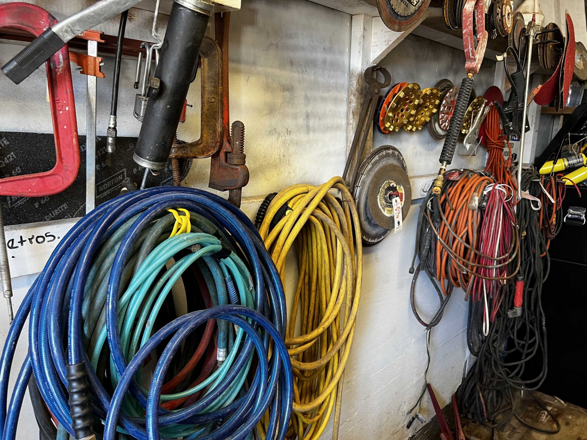 {LOT} Hose & Extension Cords & Specialty Bits & Welding Leads - Image 2 of 4