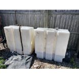 (2) Poly Fuel Tanks, Outdoor #11500895
