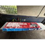 Vinyl Banner, AC DELCO HEATING/COOLING INSPECTION, 115"x33"