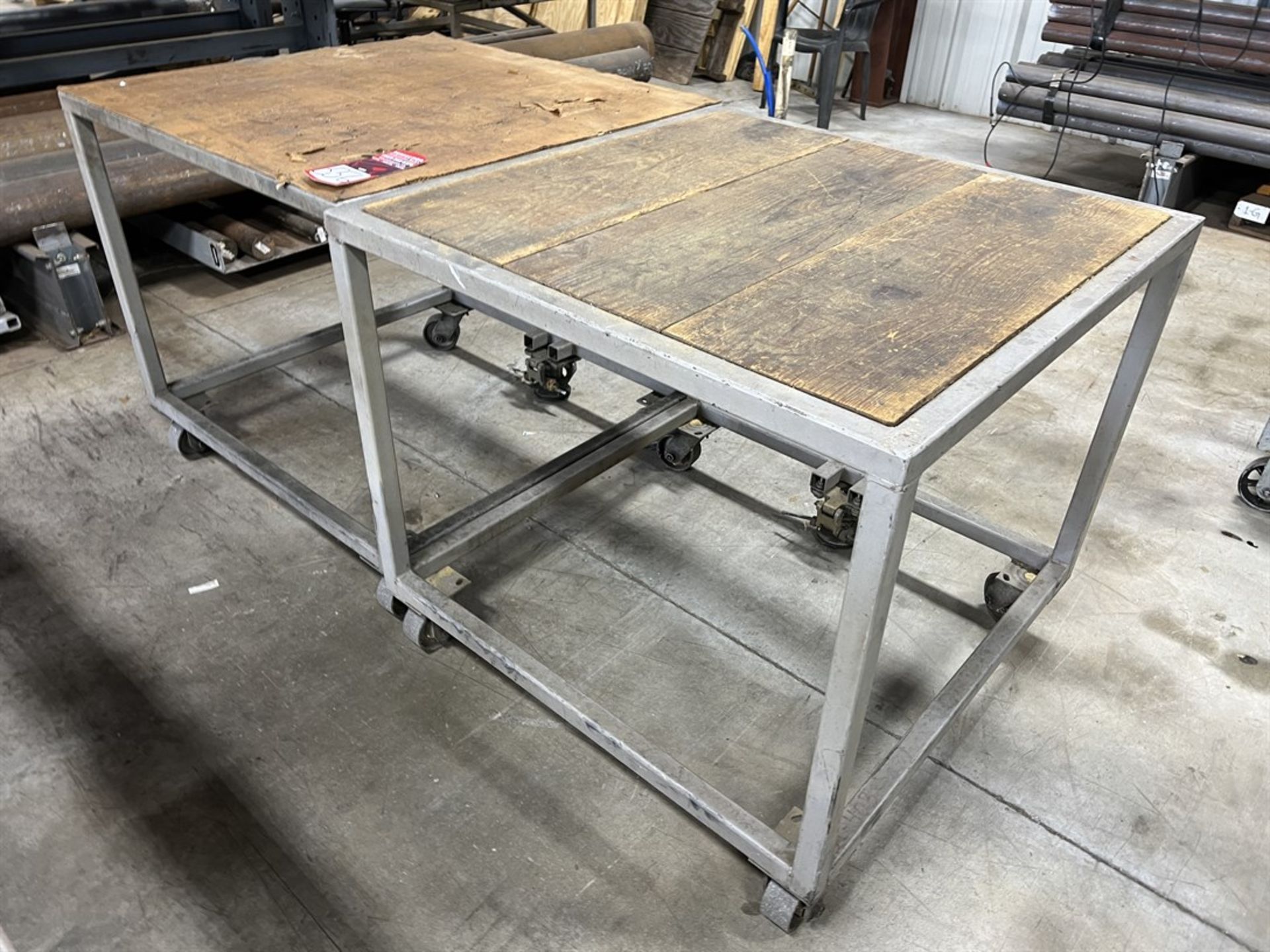 Lot of (2) Work Carts, 40" x 40" - Image 2 of 2