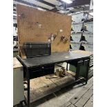 Work Bench, 36" x 72", w/ Kennedy Tool Box