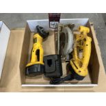 Lot Comprising DEWALT DC410 4-1/2" Heavy Duty Cordless Cut Off Tool and DEWALT DC390 6-1/2" Cordless