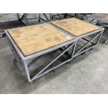 Lot of (2) Work Carts, 40" x 40"